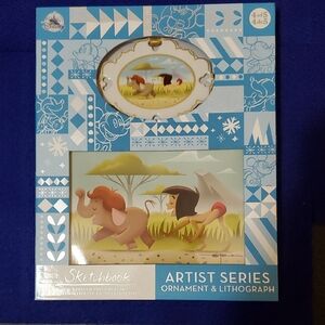 Disney Sketchbook Artist Series Ornament & Lithograph - Featuring Jungle Book